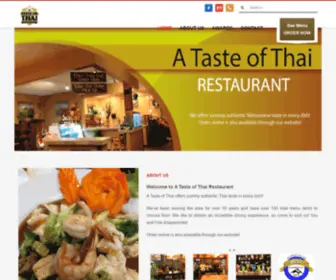 Atasteofthaiconway.com(Best Thai Restaurant in North Cornway) Screenshot