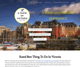 AtasteofVictoriafoodtours.com(A Taste of Victoria Food Tours) Screenshot