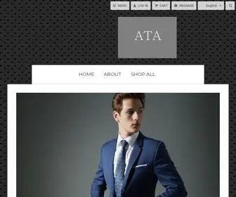 Atasuits.com.tw(ATA襯衫西服) Screenshot