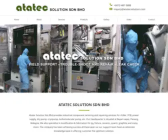 Atatecsolution.com(Chiller Repair Penang) Screenshot