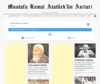 Ataturkileanilar.com(Mustafa Kemal Atat) Screenshot