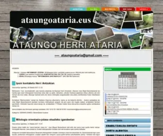 Ataungoataria.eus(Albisteak) Screenshot
