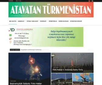 Atavatan-Turkmenistan.com(Baş sahypa) Screenshot