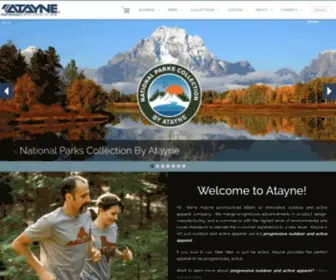 Atayne.com(100% Recycled Polyester) Screenshot
