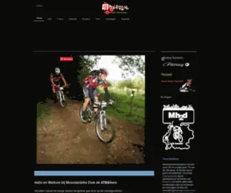 Atbbikers.nl(Mountainbike club de) Screenshot