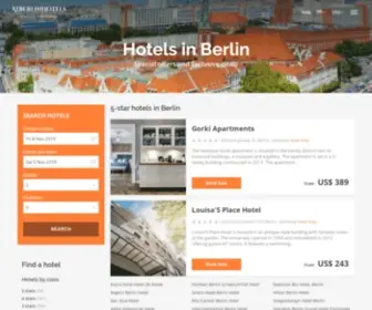 Atberlinhotels.com(Berlin hotels & apartments) Screenshot