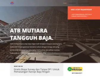 Atbmutiaratangguhbaja.com(Agen Besi Beton Jakarta) Screenshot