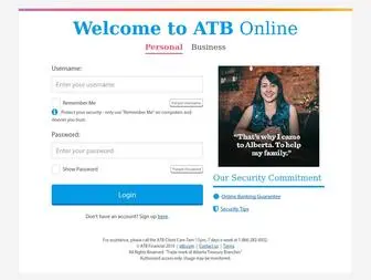 Atbonline.com(ATB Online) Screenshot