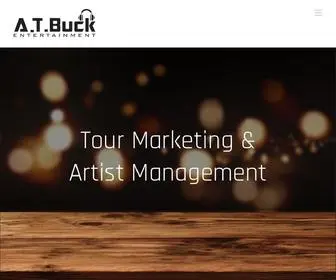 Atbuckent.com(Tour Marketing & Artist Management) Screenshot