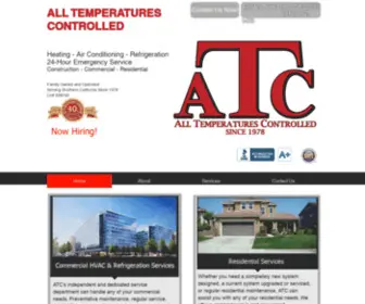 ATC-Ac.com(All Temperatures Controlled) Screenshot