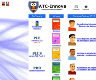ATC-Innova.com(VENSIM ÃÂ® Cursos online de DinÃÂ¡mica de Sistemas) Screenshot