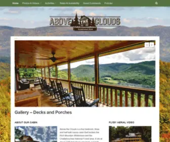 Atccabin.com(Above the Clouds) Screenshot
