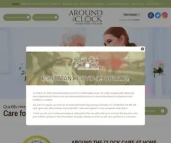 Atchomehealthcare.com(AROUND The CLOCK) Screenshot