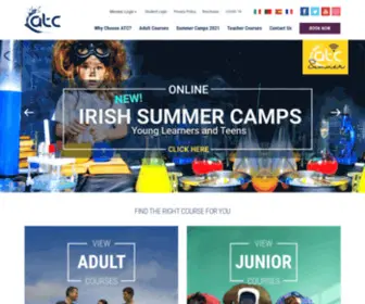 Atclanguageschools.com(Choose atc language schools for quality english language courses in ireland. english course ireland) Screenshot