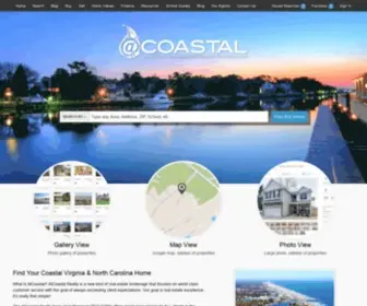 Atcoastal.com(Coastal Virginia Real Estate) Screenshot