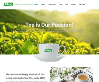 Atcoindia.in(Pioneers of the Tea Culture in North India) Screenshot