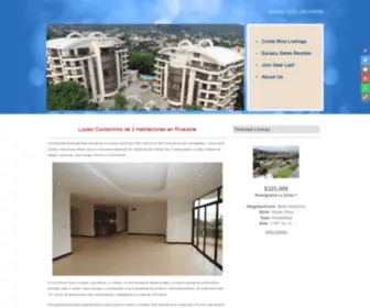 Atcostaricarealestate.com(Condominios Riverside) Screenshot