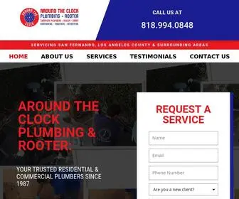 AtcPlumbing.com(24 hour plumbing services. ATC Plumbing) Screenshot