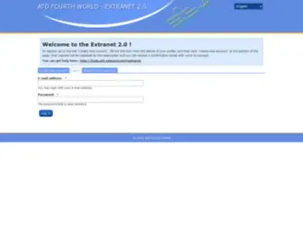 ATD-Extranet.org(User account) Screenshot