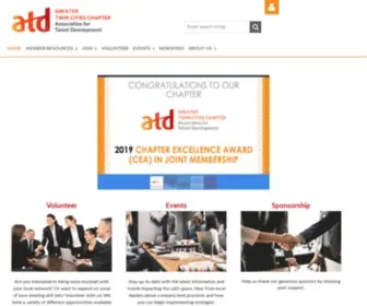 ATD-GTC.org(ATD Greater Twin Cities Chapter) Screenshot