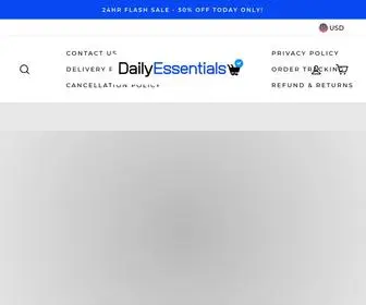 Atdailyessentials.com(Daily Essentials) Screenshot