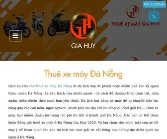 Atdanang.com(Thuê xe máy Đà Nẵng Gia Huy uy tín giá rẻ chỉ từ 80k xe số) Screenshot