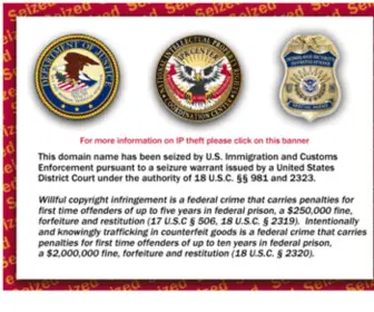 Atdhe.net(Homeland Security Investigations) Screenshot