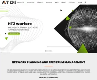 Atdi.com(A Global Leader in Spectrum Management Solutions) Screenshot