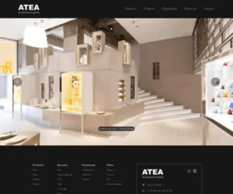 Atea.fr(Architectural Lighting) Screenshot