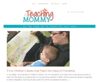 Ateachingmommy.com(Helping teaching mommies one resource at a time) Screenshot