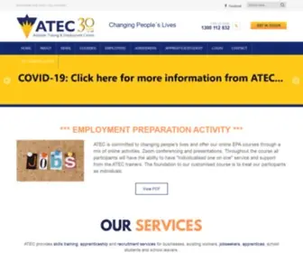 Atec.asn.au(Adelaide Training and Employment Centre) Screenshot
