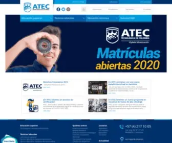 Atec.edu.co(Atec Tecnología de Colombia) Screenshot