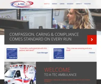 Atecambulance.com(About Us) Screenshot