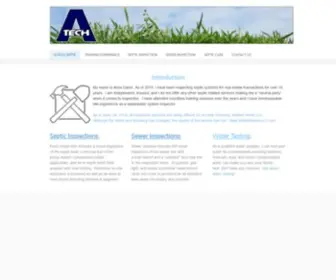 Atechseptic.com(A-Tech Septic) Screenshot