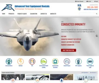 Atecorp.com(Test Equipment Rentals) Screenshot