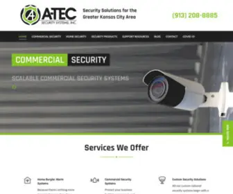 Atecsecuritysystems.com(Commercial Security Products and Services) Screenshot