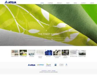 Ateja.co.id(Interior Fabric International Standard) Screenshot