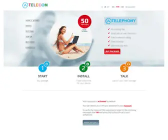 Atelecom.biz(Головна) Screenshot
