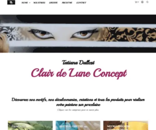 Atelier-Clairdelune.com(Classic eCommerce 2) Screenshot