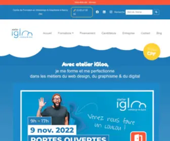 Atelier-Igloo.fr Screenshot