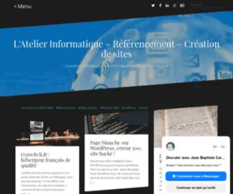 Atelier-Informatique.org(L'Atelier Informatique) Screenshot