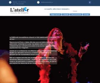 Atelier-Theatre.com(Cours de th) Screenshot