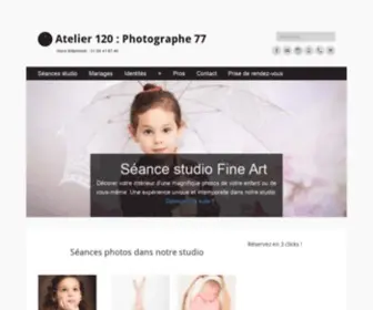 Atelier120.com(Photographe identité) Screenshot
