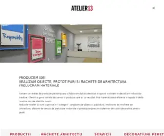 Atelier13.ro(Ambalaje hartie si carton) Screenshot