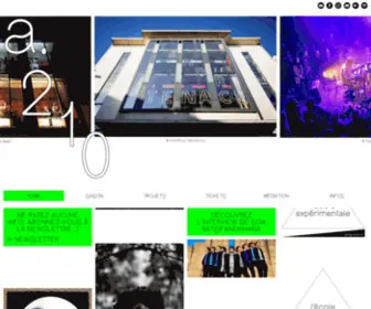 Atelier210.be(Atelier 210) Screenshot