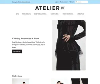 Atelier957.com(We specialize in stylish boutique clothing) Screenshot