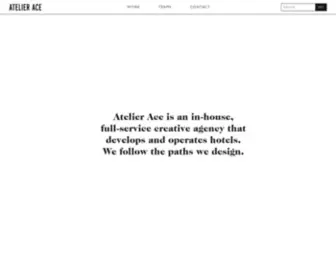 Atelierace.com(Atelier Ace) Screenshot