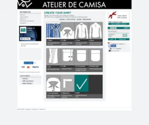 Atelierdecamisa.com(Atelierdacamisa) Screenshot