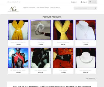 Atelierdegaladrielle.com(Atelier de Galadrielle) Screenshot