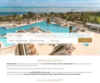 Atelierdehoteles.com(ATELIER de Hoteles) Screenshot